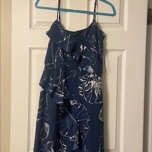 Banana Republic Blue Dress with White Accents New with tags
